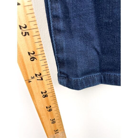 Anthro Pilcro and the Letterpress Stet Crop Skinny Jeans in Dark Wash Size 26 - Picture 4 of 10